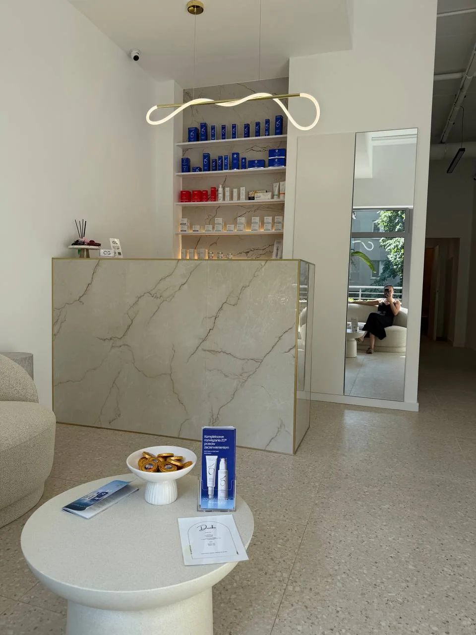 Recepcja i wnętrze OG Cosmetology